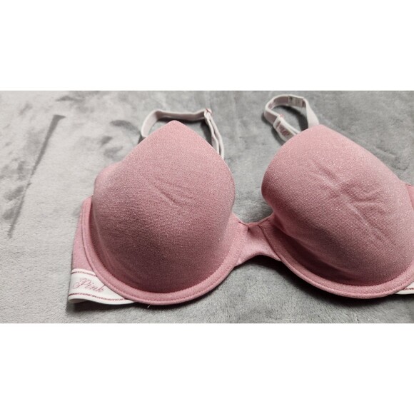 Victoria's Secret 34D Pink Lightly Lined Full Coverage Bra NWT - Picture 2 of 7